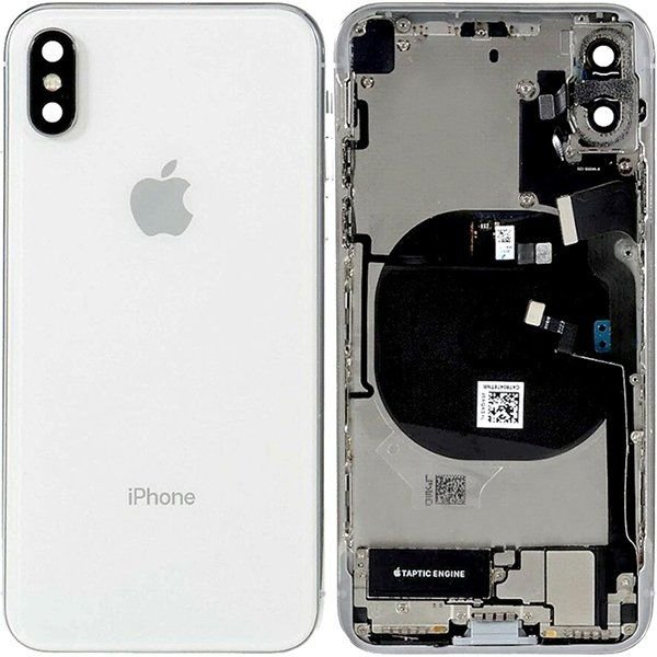İphone XS Max Kasa Full Dolu Silver Gümüş
