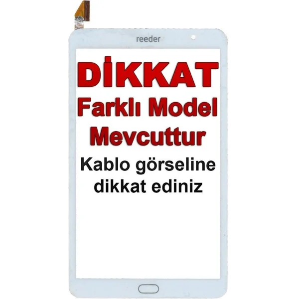 Reeder M8 GO Dokunmatik Beyaz – Model 1