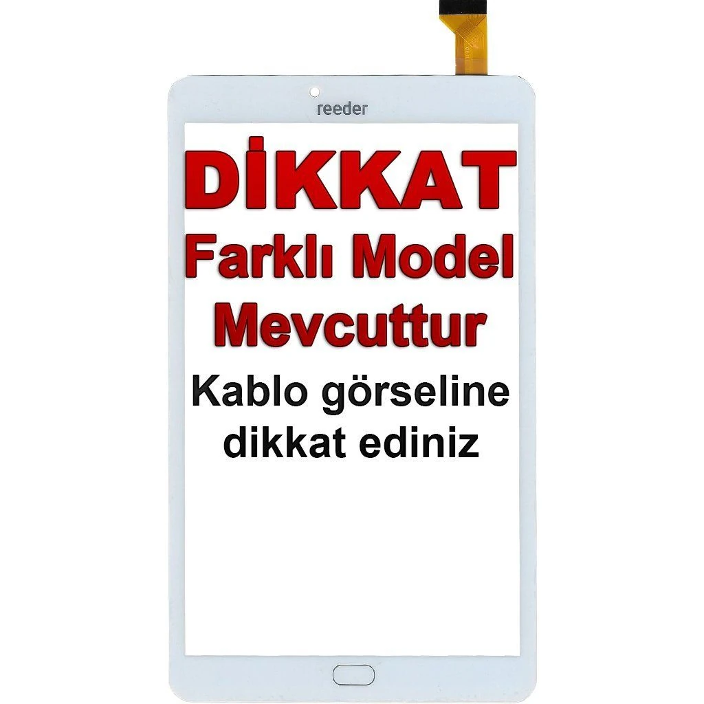 Reeder M8 GO Dokunmatik Beyaz – Model 2