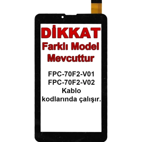 Syrox SYX-T704 Dokunmatik Siyah – Model 2