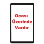 Samsung Galaxy Tab A9 8.7” SM-X110 X115 X117 Lcd Lens Cam Ön Panel – Siyah