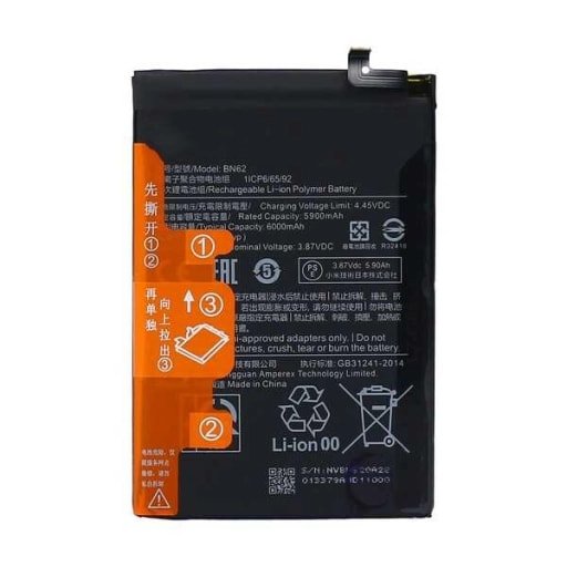 Xiaomi Redmi 9T Uyumlu Batarya Pil