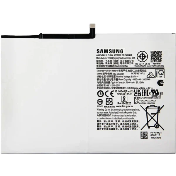 Samsung Galaxy Tab A8 SM-X200 Batarya Pil