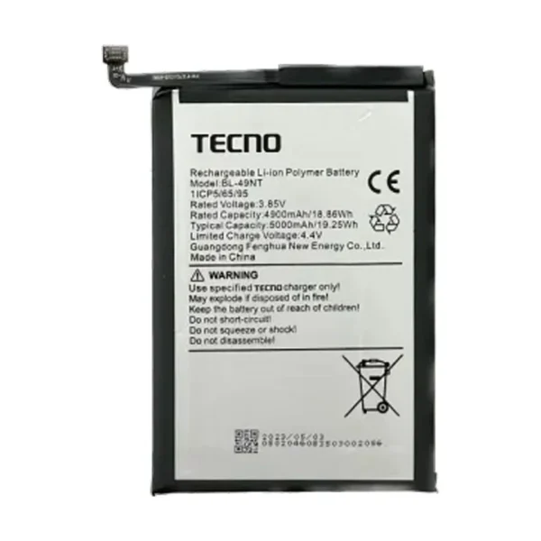 Tecno Spark 10C Batarya Pil