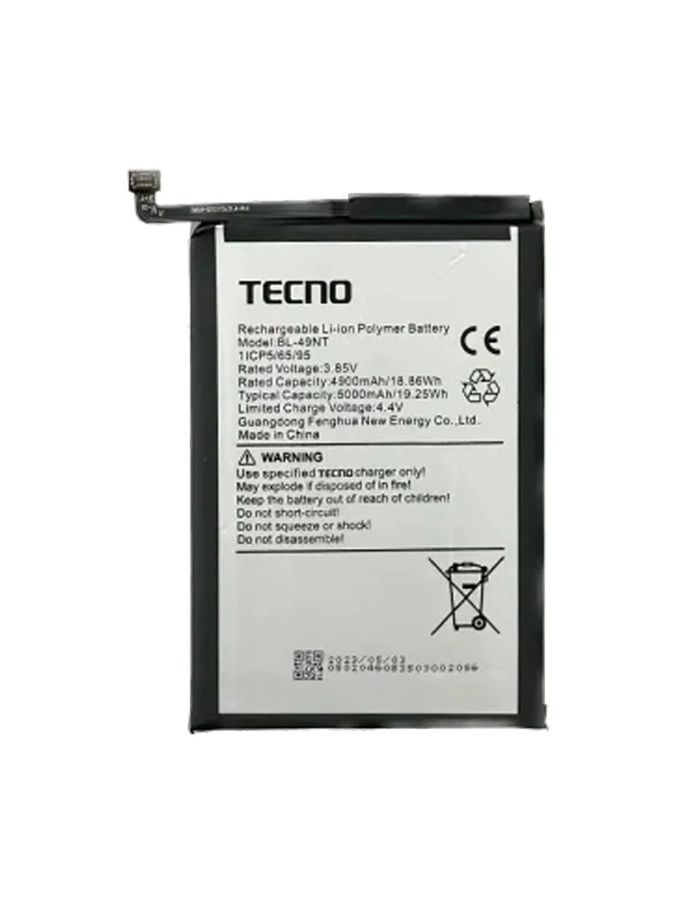 Tecno Spark 10C Batarya Pil