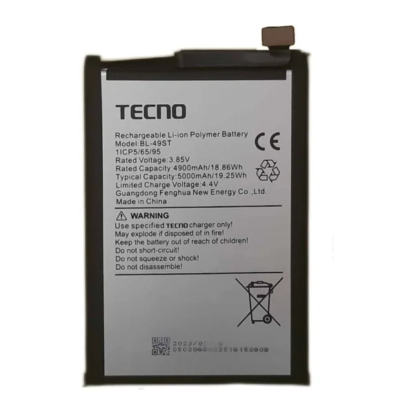 Tecno Spark 10 Pro Batarya Pil