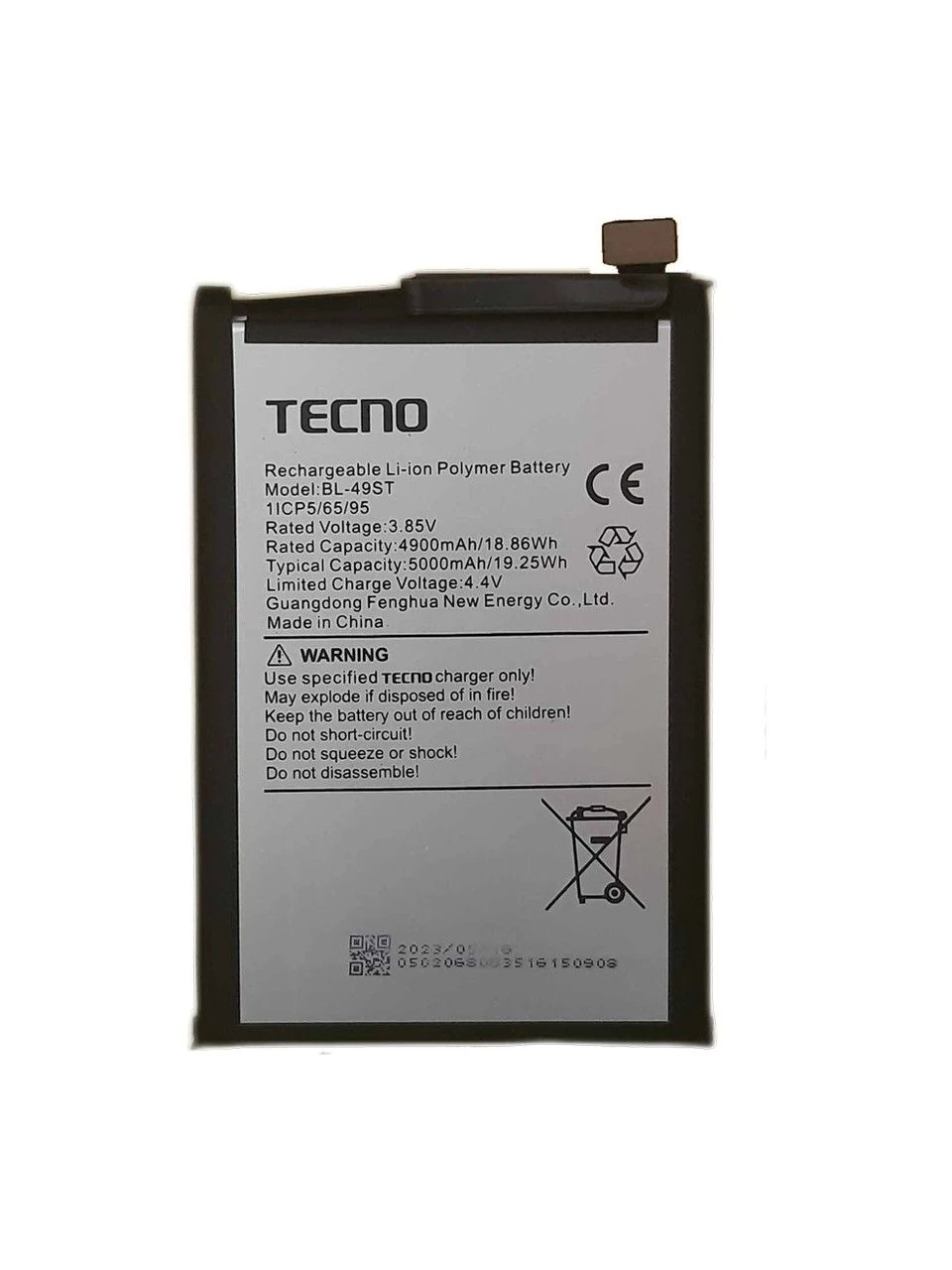 Tecno Spark 10 Pro Batarya Pil