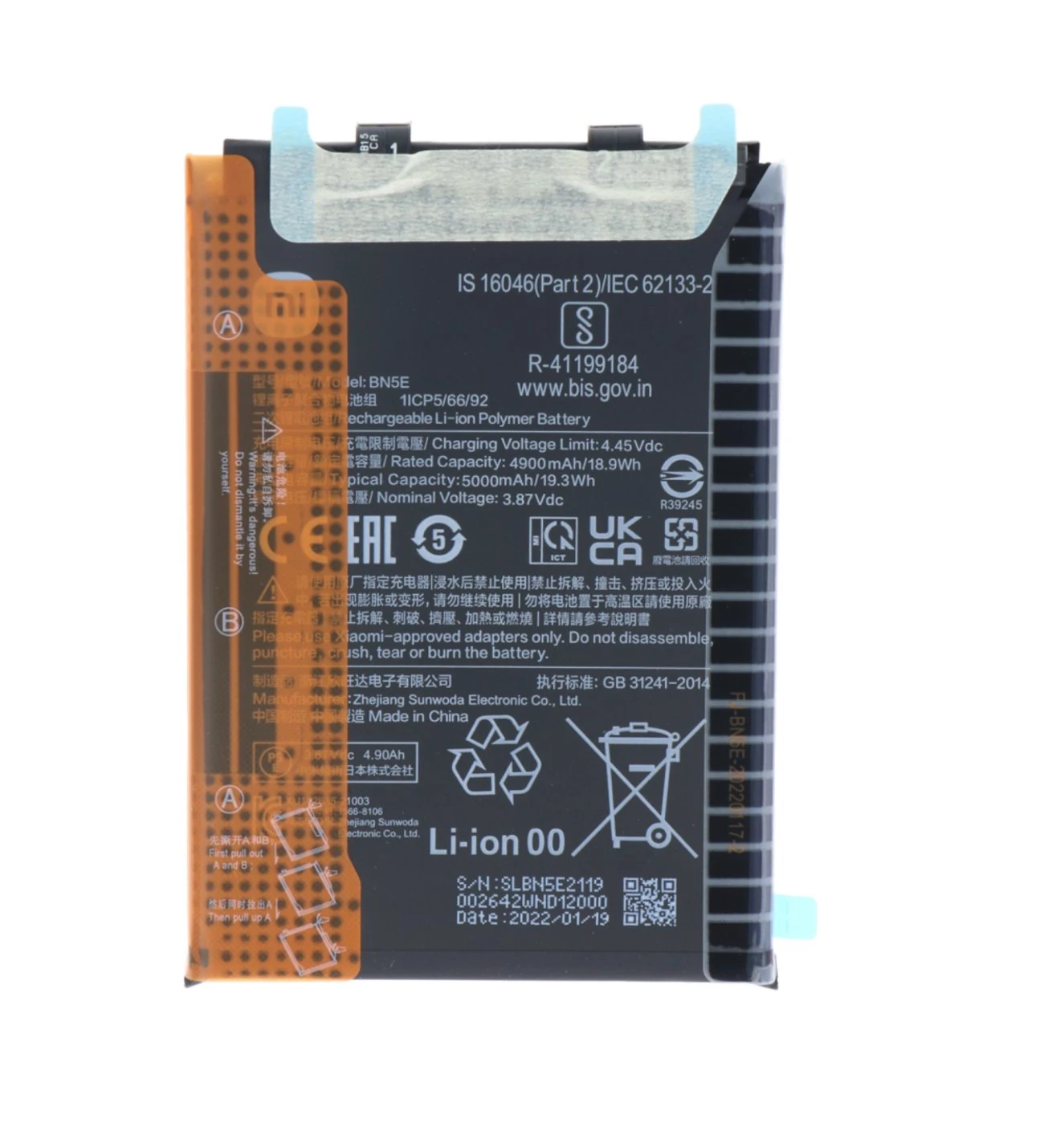 Xiaomi Poco X4 Batarya Pil Orjinal