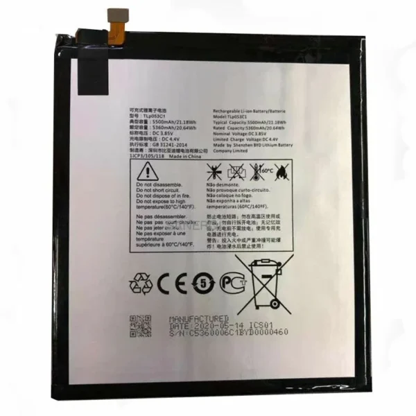 TCL Tab 10 8094X 8094M TLp053C1 Tablet Bataryası – Pil