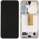 Samsung Galaxy S23 SM-S911 Lcd Ekran Dokunmatik Çıtalı Krem