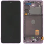Samsung Galaxy S20 FE 5G SM-G781 Lcd Ekran Dokunmatik Çıtalı Mor