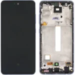 Samsung Galaxy A52 SM-A525 Lcd Ekran Dokunmatik Çıtalı Mor