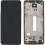 Samsung Galaxy A52 SM-A525 Lcd Ekran Dokunmatik Çıtalı Beyaz