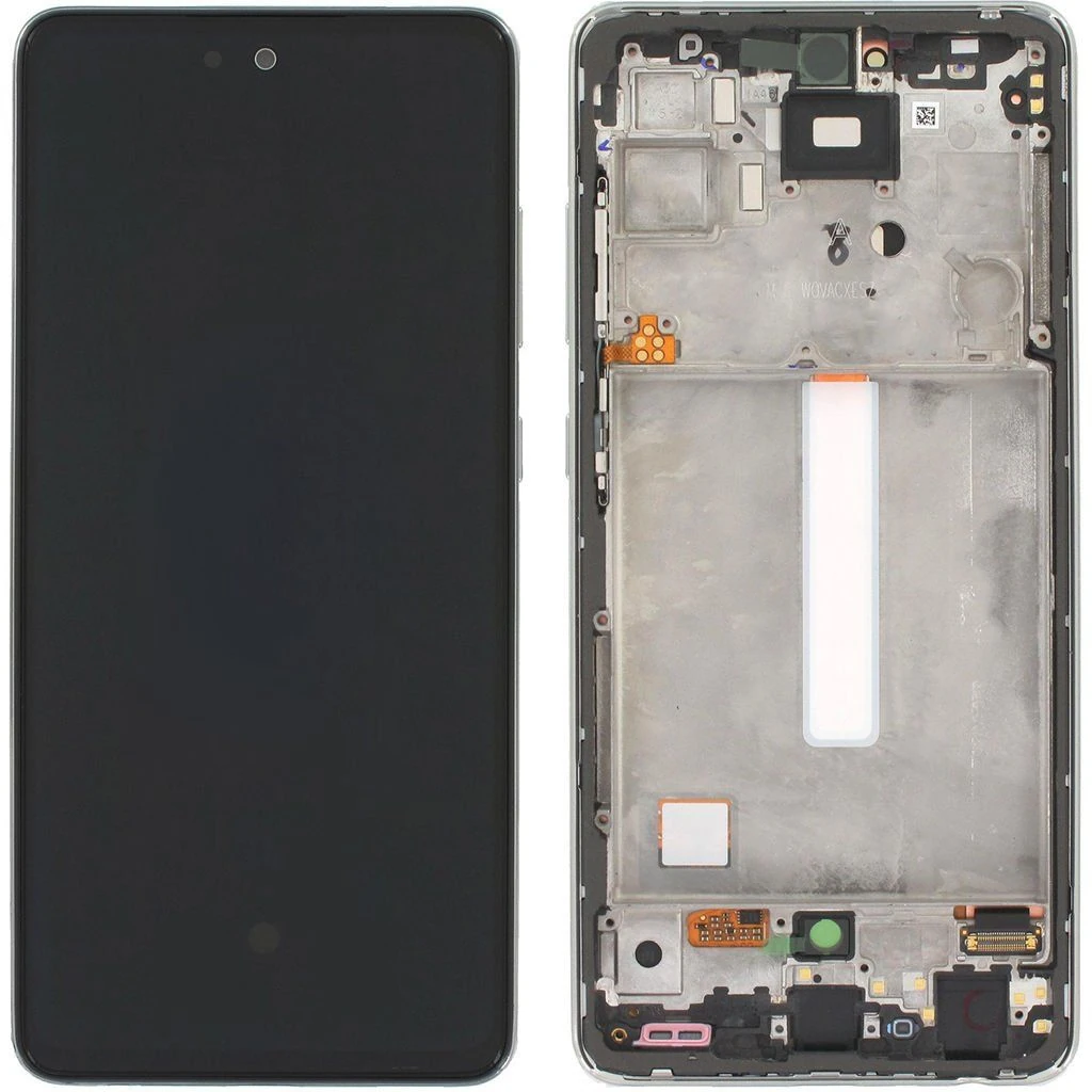 Samsung Galaxy A52 SM-A525 Lcd Ekran Dokunmatik Çıtalı Beyaz