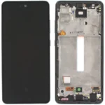 Samsung Galaxy A52s 5G SM-A528 Lcd Ekran Dokunmatik Çıtalı Siyah