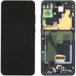 Samsung Galaxy S20 Ultra SM-G988 Lcd Ekran Dokunmatik Çıtalı Siyah