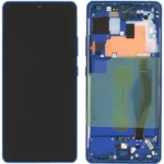 Samsung Galaxy S10 Lite SM-G770 Lcd Ekran Dokunmatik Çıtalı Mavi