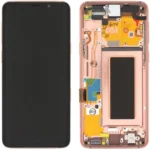 Samsung Galaxy S9 SM-G960 Lcd Ekran Dokunmatik Çıtalı Gold