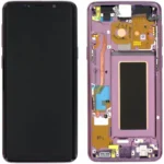 Samsung Galaxy S9 SM-G960 Lcd Ekran Dokunmatik Çıtalı Mor