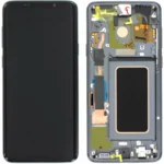 Samsung Galaxy S9 Plus SM-G965 Lcd Ekran Dokunmatik Çıtalı Gri