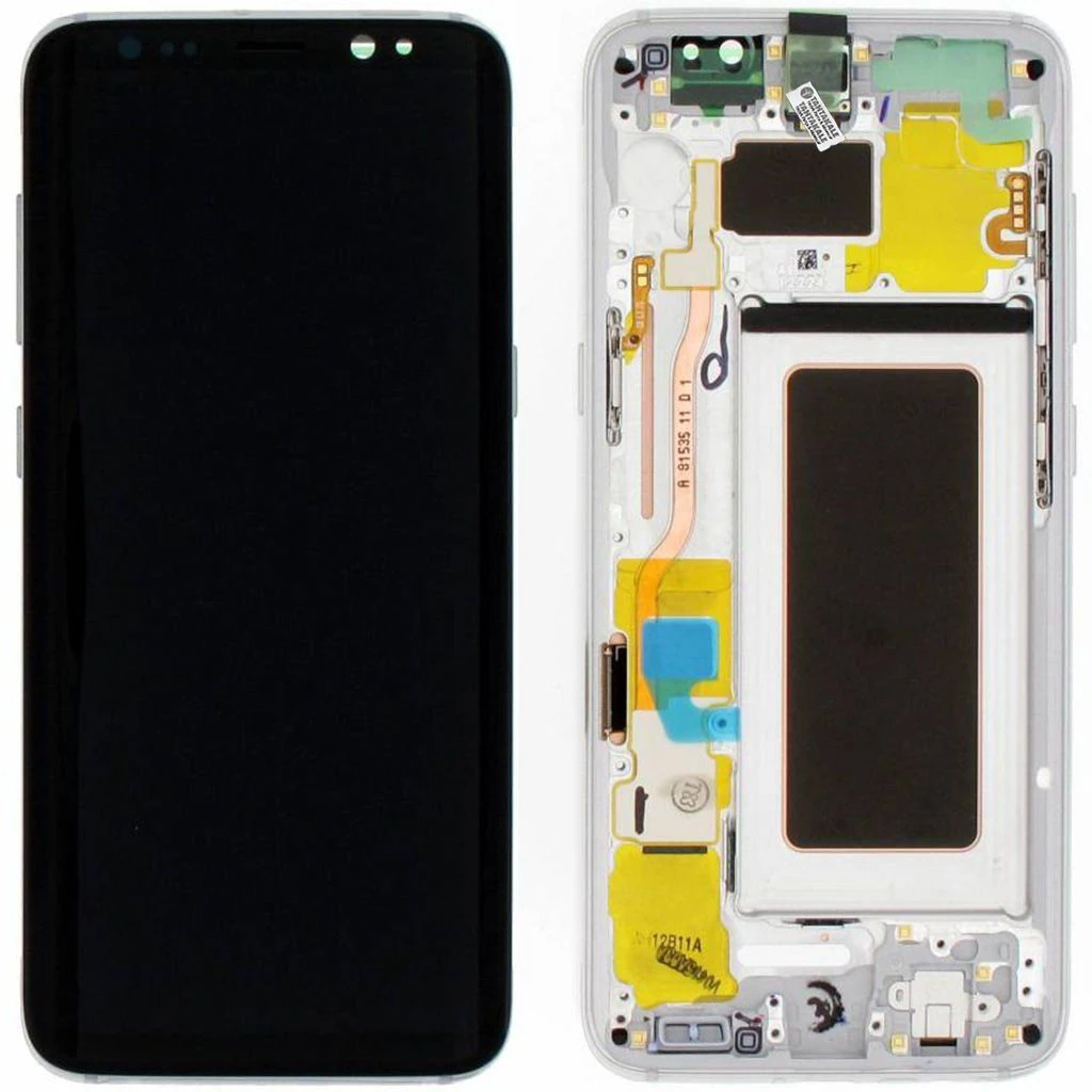Samsung Galaxy S8 SM-G950 Lcd Ekran Dokunmatik Çıtalı Silver