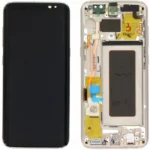 Samsung Galaxy S8 SM-G950 Lcd Ekran Dokunmatik Çıtalı Gold
