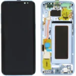 Samsung Galaxy S8 SM-G950 Lcd Ekran Dokunmatik Çıtalı Mavi