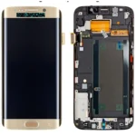 Samsung Galaxy S6 Edge SM-G925 Lcd Ekran Dokunmatik Çıtalı Gold
