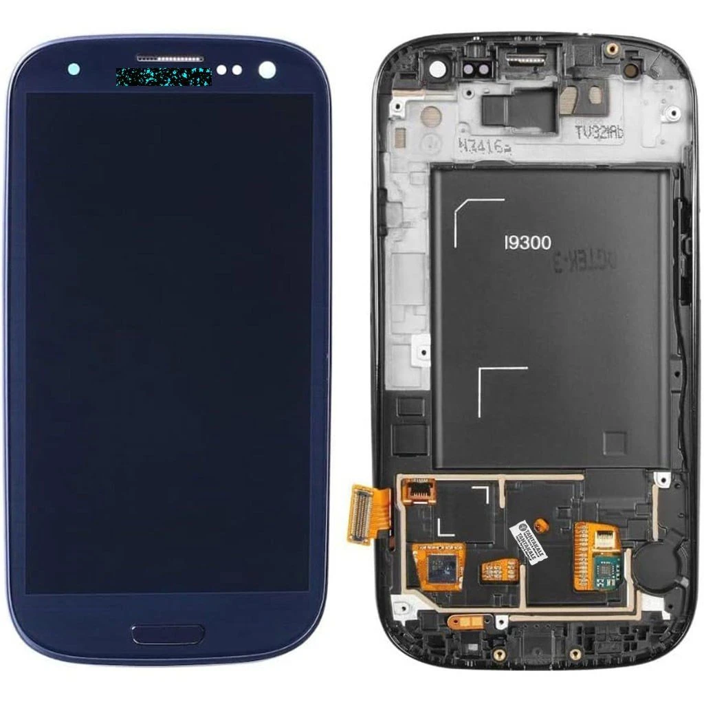 Samsung Galaxy S3 Neo GT-I9301 Lcd Ekran Dokunmatik Çıtalı Mavi