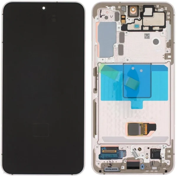 Samsung Galaxy S22 SM-S901 Lcd Ekran Dokunmatik Çıtalı Mor