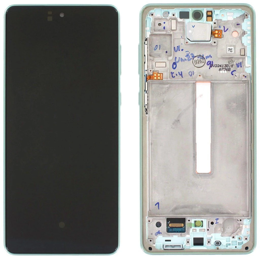 Samsung Galaxy A73 5G SM-SM-A736 Lcd Ekran Dokunmatik Çıtalı Yeşil