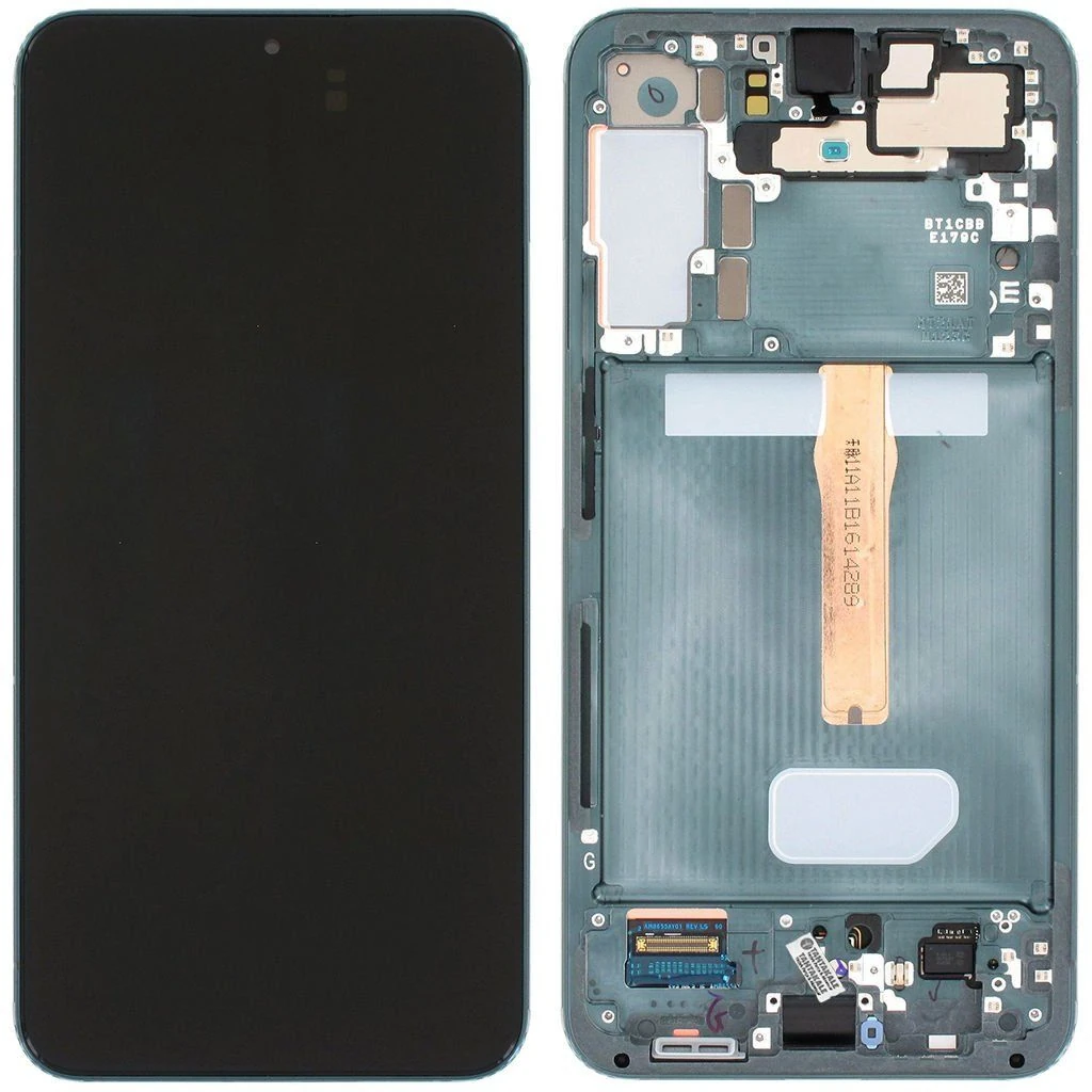 Samsung Galaxy S22 Plus SM-S906 Lcd Ekran Dokunmatik Çıtalı Yeşil