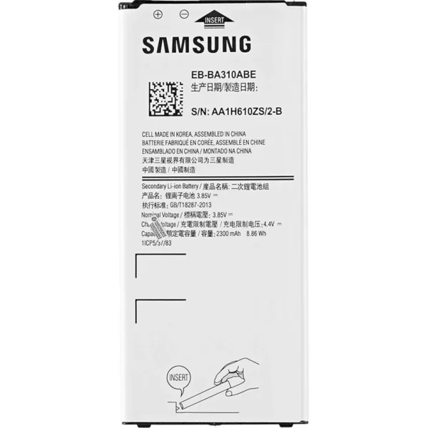 Samsung Galaxy A3 2016 SM-A310 Batarya Pil – Orjinal