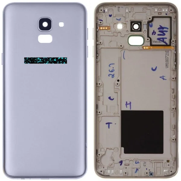Samsung Galaxy J6 SM-J600 Arka Kapak Mavi