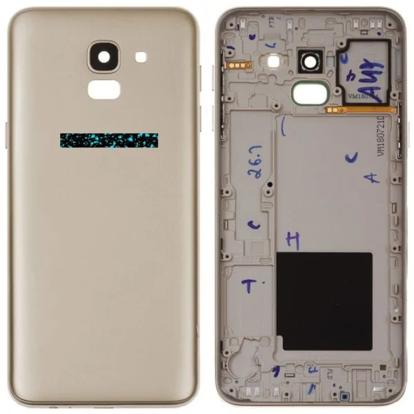 Samsung Galaxy J6 SM-J600 Arka Kapak Gold