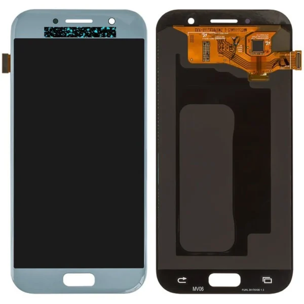 Samsung Galaxy A7 2017 SM-A720 Lcd Ekran Dokunmatik Mavi