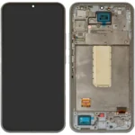 Samsung Galaxy A34 5G SM-A346 Lcd Ekran Dokunmatik Çıtalı Gümüş