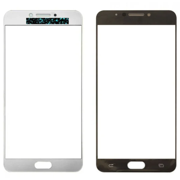 Samsung Galaxy C7 Pro SM-C7010 Dokunmatik Ön Cam Lens Beyaz