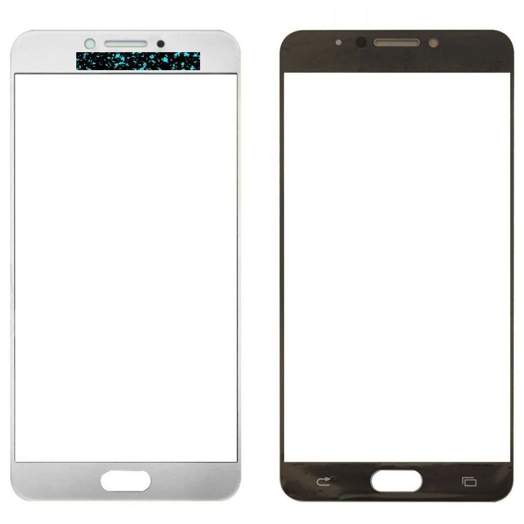Samsung Galaxy C7 Pro SM-C7010 Dokunmatik Ön Cam Lens Beyaz