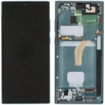 Samsung Galaxy S22 Ultra SM-S908 Lcd Ekran Dokunmatik Çıtalı Yeşil