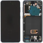 Samsung Galaxy S21 5G SM-G991 Lcd Ekran Dokunmatik Çıtalı Gri