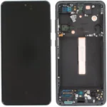 Samsung Galaxy S21 FE 5G SM-G990 Lcd Ekran Dokunmatik Çıtalı Gri
