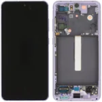 Samsung Galaxy S21 FE 5G SM-G990 Lcd Ekran Dokunmatik Çıtalı Mor