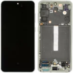 Samsung Galaxy S21 FE 5G SM-G990 Lcd Ekran Dokunmatik Çıtalı Yeşil