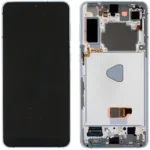 Samsung Galaxy S21 Plus 5G SM-G996 Lcd Ekran Dokunmatik Çıtalı Gümüş