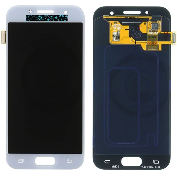 Samsung Galaxy A3 2017 SM-A320 Lcd Ekran Dokunmatik Mavi