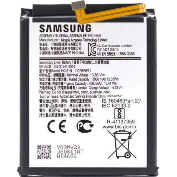 Samsung Galaxy M01 SM-M015 Batarya Pil – Orijinal