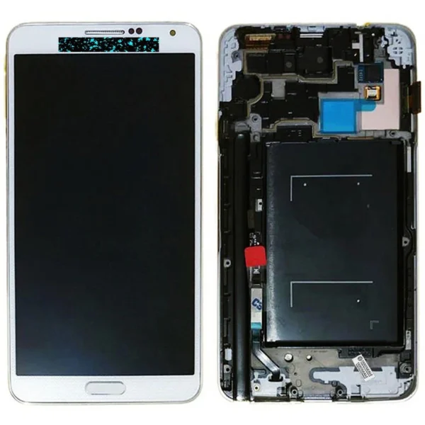 Samsung Galaxy Note 3 SM-N9000 Lcd Ekran Dokunmatik Çıtalı Beyaz