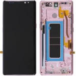 Samsung Galaxy Note 8 SM-N9500 Lcd Ekran Dokunmatik Çıtalı Pembe