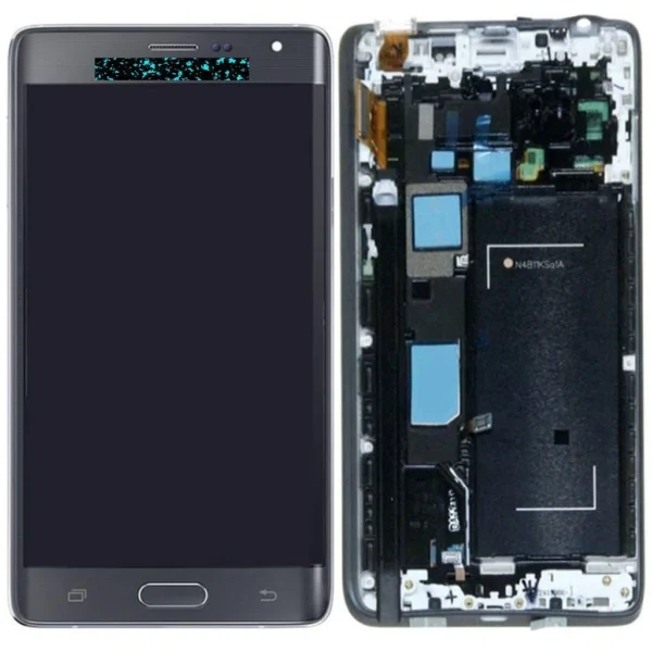 Samsung Galaxy Note Edge SM-N915 Lcd Ekran Dokunmatik Çıtalı Siyah